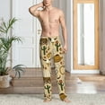 thumbnail image 6 of Lsque Wild West Cowboy Print Men's Pajama Pants, Lounge Pant - Comfortable Home Wear,Elastic Waistband, Stylish Design-Large, 6 of 9