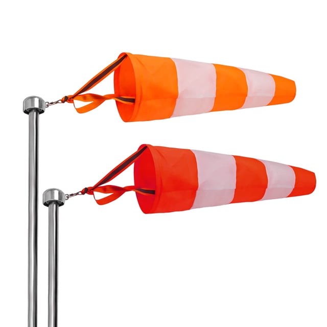 Banderines veleta reflectantes Huakaile, 2 piezas, 61 cm, para exterior