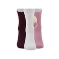 thumbnail image 4 of Weekend Academy Girls’ 3-Pack Floral Appliqué Crew Socks Sizes S-L, 4 of 6