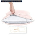 thumbnail image 5 of HNB Store 1000 TC Egyptian Cotton King Bed Sheet Set Include's - 21" inch Deep Fitted Sheet | 1 Flat Sheet | 2 Pillowcases | Blush, 5 of 6
