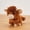 brown, variant on YIKA 15cm Cute Cow Ornament Soft Stuffed For Kids Brown Cow Doll For Baby Gifts Bedroom Decor
