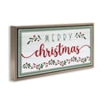 thumbnail image 2 of Stupell Industries Traditional Festive Christmas Phrase Brown Floating Frame Canvas Art, 31 x 14, by AE Design, 2 of 7
