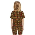 Pajamas Set For Boys and Girls, Library Book Shelf cool vintage 2 Piece
