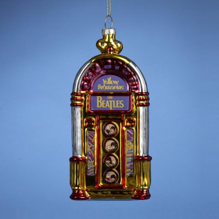 Crosley jukebox Pack of 6 The Beatles Yellow Submarine Glass Jukebox Christmas Ornaments 5" - Walmart.com