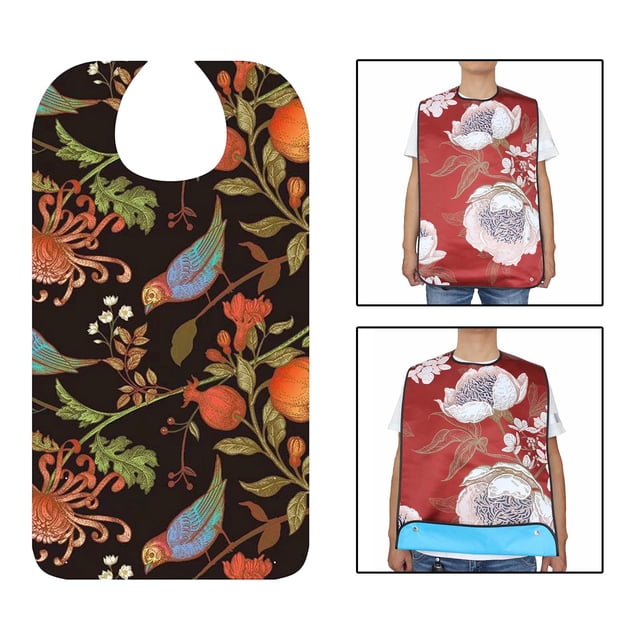 Bavoir en Coton Imperméable pour Repas pour Femmes Aînés Handicapés - type type 2