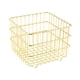 thumbnail image 4 of Cesta de almacenamiento de hierro, organizador de maquillaje INS, cesta de alambre para dormitorio Oro 13x13x107cm, 4 of 9