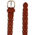 thumbnail image 2 of CTM  Braided Studded Dress Belt (Women), 2 of 4