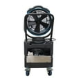 thumbnail image 3 of XPOWER FM-88WK Multipurpose Oscillating 3 Speed Outdoor Cooling Misting Fan with Built-In Water Pump, Hose, and WT-45 Mobile Water Reservoir Tank, 3 of 6