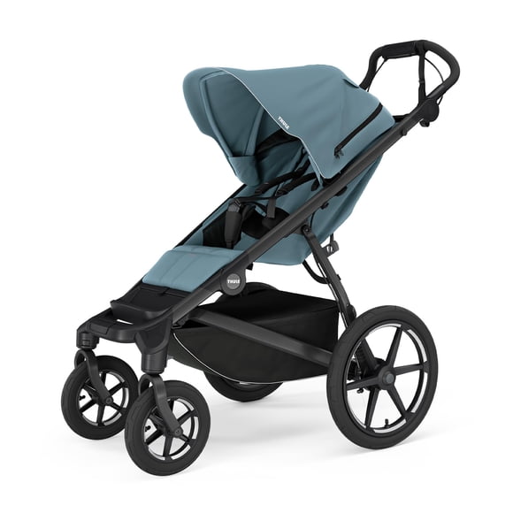 Thule Urban Glide 4-Wheel Single Child All-Terrain Stroller, Full-Suspension System, Air-Filled Tires, Upright seat with Adjustable Recline and Built-in Leg Rest, Baby Stroller