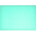 thumbnail image 1 of Ahgly Company Indoor Rectangle Solid Turquoise Blue Modern Area Rugs, 7' x 10', 1 of 4