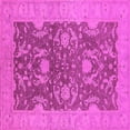 thumbnail image 1 of Ahgly Company Indoor Square Oriental Pink Industrial Area Rugs, 5' Square, 1 of 4