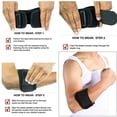 thumbnail image 5 of Comfortable Adjustable Elbow Support Band Wrap Neoprene Forearm Brace with Compression Pads Elbow Protector for Golfer Tendonitis Muscle Tissue Joint Pain Relif for Men Women, 5 of 6