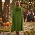 thumbnail image 5 of Wizard Cosplay, Wizard Costume, Witch Costume Cloak, Historical Cape, Medieval Hooded Cloak, Renaissance Hooded Cloak for Women Men, Adult Medieval Cape With Hood, Viking Cloak, Green L, 5 of 6