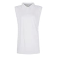 thumbnail image 4 of Puliio Women's Polo Shirts Lapel Solid Color Sleeveless T Shirt Casual Comfortable Breathable Summer Daily Wear And Sports Camisole Tops, 4 of 5