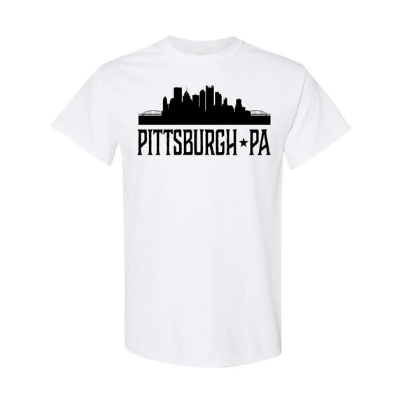 Inktastic Pittsburgh Pennsylvania City Skyline T-Shirt