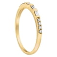 thumbnail image 3 of 14K Yellow Gold 1/6 ct. Baguetter and Round Diamonds Wedding Band Ring by Hollywood Hills Jewelers, 3 of 5