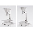 thumbnail image 6 of Hopper Stainless Steel Funnels with Support Stand Manual Filling Package Funnel for Powder Paste Liquid Granule 2.3inch(6cm), 6 of 9