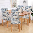 thumbnail image 2 of Yayeee 4 Pack Dining Chair Covers Stretch Parson Chairs Slipcovers Seat Protector, Snowy Winter, 2 of 6