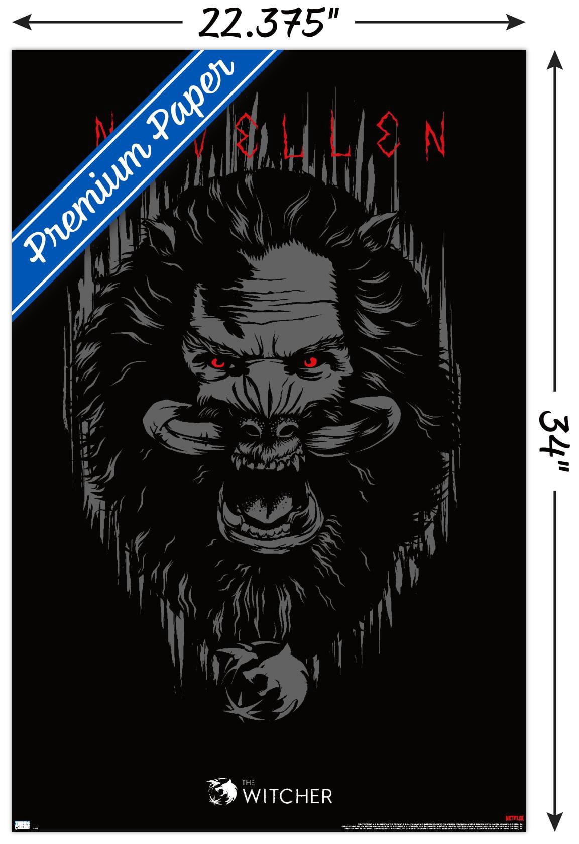 Netflix The Witcher Season 2 - Nivellen Wall Poster, 22.375" x 34"