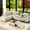 Beige, variant on Gewnee 94.49”L-Shaped Modular Sectional Sofa with Storage Ottoman,Drop Down Cup Holders,Nailhead Trim,3 Toss Pillows for Living Room,Bedroom,Office.Dark Grey