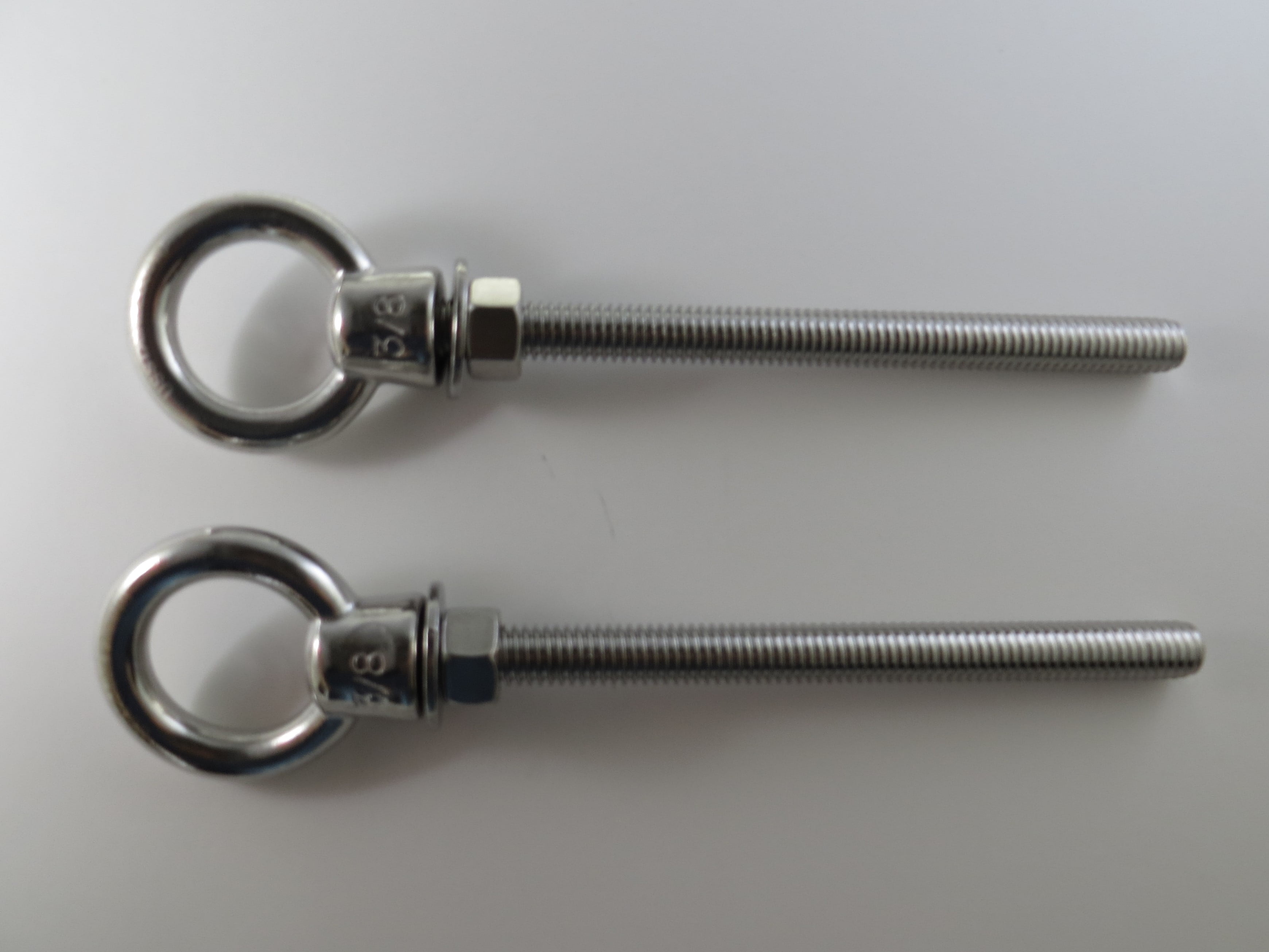 4 Pieces Stainless Steel 316 1//4 Lifting Eye Bolt 1//4 UNC Marine Grade US Stainless