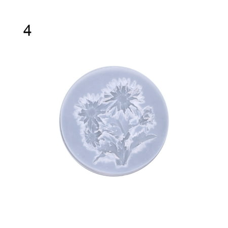 

WindC Creative Epoxy Resin Silicone Sunflower Carnation Flower Shape Fondant Mold