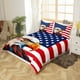 thumbnail image 3 of Juego de cama, funda nórdica Eagle tamaño Queen para niños adolescentes adultos, Estados Unidos, 3 of 7