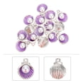 thumbnail image 4 of Milisten 15Pcs Shell Pearl Charms Enamel Clam Shell Pendants DIY Ear Jewelry Accessories, 4 of 5