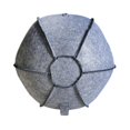 thumbnail image 1 of Cubierta para pelota de Yoga, accesorios para cubierta de pelota de ejercicio, protección plegable, pelota de Pilates Gris claro, 1 of 8