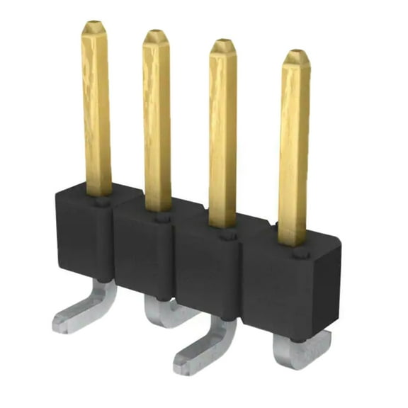 Pack of 10 95293-101-04LF Connector Header Surface Mount 4 position 0.100 (2.54mm) :Rohs
