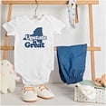 thumbnail image 3 of Upstate is Great New York Romper Boys or Girls Infant Baby Brisco Brands 12M, 3 of 6