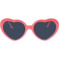 thumbnail image 4 of ORUYROP Lot de 10 Lunettes de Soleil en Forme de Cœur pour Femmes Enfants pour Fête Festival (Rouge), 4 of 7