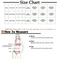 thumbnail image 3 of Babysbule Swimsuits for Women Fashion Women Split Swimsuit Show Waist Solid Color Sexy Bikini, 3 of 5