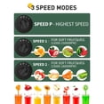 thumbnail image 7 of SiFENE Centrifugal Juicer Machine 800W, Dual Speed Juicer with Easy Clean Design, Wide Chute for Whole Fruit, Grey, 7 of 7