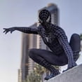 thumbnail image 2 of Disfraz de superhéroe de Spiderman 3 para adultos y niños, traje de Raimi negro, Symbiote Venom, mono de Halloween Zentai Fivean unisex, 2 of 2