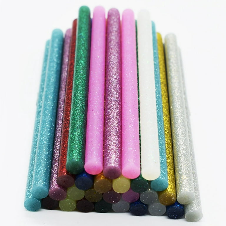11pcs 7x100mm Hot Melt Glue Stick Mix Color Glitter Viscosity DIY Craft Toy  Repair Tools - AliExpress