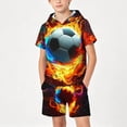 thumbnail image 5 of Amidoa Boys Summer Outfit Sets 2 Piece T-Shirt Graphic Short Sleeve and Shorts Set Kids Clothing Sets Orange Size 8, 5 of 7