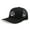 All Black, variant on Hat for Men and Women, Adjustable Snapback Trucker Baseball Cap, Embroidered Cross Logo (ARK - Arkansas, Grey Flatbill)