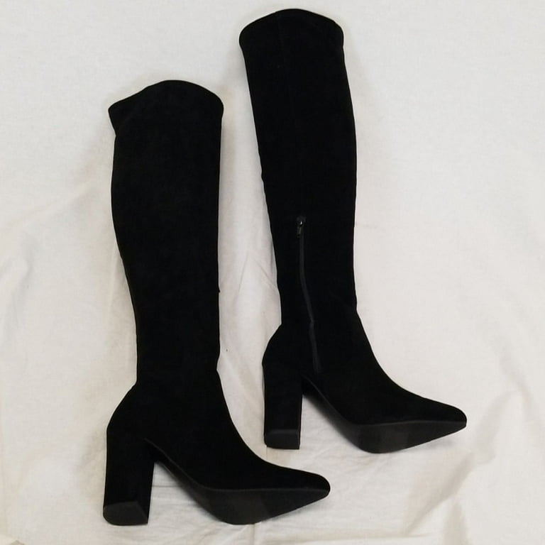 material girl black boots