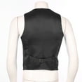 thumbnail image 4 of Miutii Men Women Sparkly Hip Hop Jazz Dance Tops Vest Party Festival Disco Stylish Suit Sleeveless Black 160/L, 4 of 8