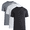Black Soot/Vivid White/Charcoal Sky Htr, variant on Men's & Big Men's Classic Fit 3-Pack Crewneck Tee with Short Sleeves, Sizes XS-3XL