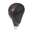 thumbnail image 1 of Perilla de palanca de cambios automática de coche para Lexus ES350 2007-2015 GS450 2007-2011 RX450h negro imitación de cuero grano de madera marrón, 1 of 7