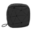 thumbnail image 4 of Bolsa de maquillaje pequeña ANGGREK con cremallera ligera para hotel para mujeres, 4 of 8