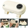 thumbnail image 2 of VogueV Sun-Visor Sunglasses Case, Clip-On Car Glasses Holder, Universal Fit for All Vehicles, Scratch-Free Interior, Easy No-Tool Install & One-Hand Access, A Set of Cream Car Glasses Cases, 2 of 8