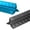 Blue+Black, variant on Architectural Scale Ruler: 12" Imperial Aluminum Alloy Metal Architecture Measuring Tools, Engineering Drafting Construction Drawing Blueprints Triangular Architect Scaling Rulers 12 Inches