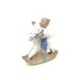 thumbnail image 1 of Bear On Rocking Horse Figurine, 1 of 1