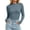 Blue, variant on Women's Tops Long Sleeve Solid Basic Casual Slim Crew Neck Lightweight Soft Fashion Tunic Tee Shirt, Black M