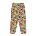 thumbnail image 3 of Lsque Colorful Fish 2 Print Women's Pajama Pants, Lounge Pant - Comfortable Home Wear,Elastic Waistband, Stylish Design-X-Large, 3 of 9