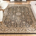 thumbnail image 6 of Gertmenian Majestic Vernon Traditional Border Medallion Floral Black Indoor Area Rug, 6x9, 6 of 6
