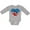 AC-Heather Grey, variant on Inktastic USA Cowboy Boots Patriotic Boys or Girls Long Sleeve Baby Bodysuit